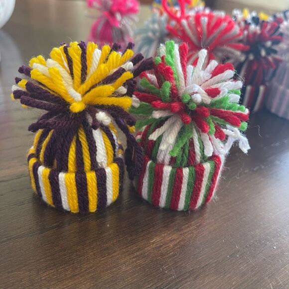 Hat Christmas Tree Ornaments Holiday Winter Ornament Decor - Picture 5 of 8